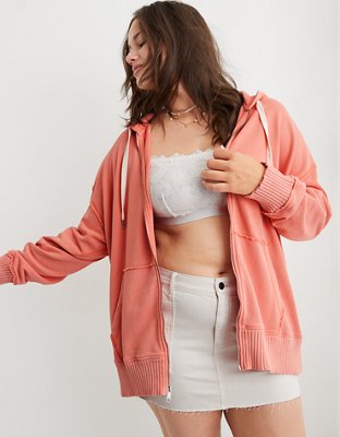 Aerie full zip oversized hoodie new arrivals