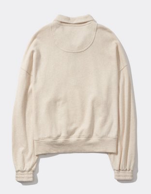 Aerie Chillax Quarter Zip Sweatshirt