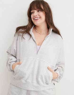 Aerie quarter outlet zip sweatshirt