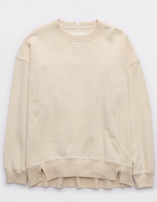 Aerie Plush Crewneck Sweatshirt Gray Size XL - $40 (38% Off Retail) - From  Kenzie