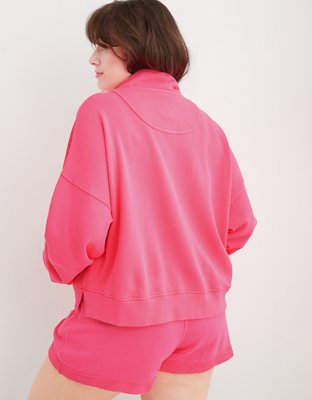 Aerie Chillax Quarter Zip Sweatshirt