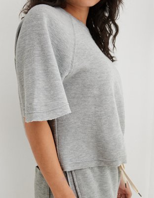 Aerie ribbed sweatshirt new arrivals