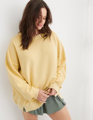 Just Chill cropped pullover -Sunshine Yellow