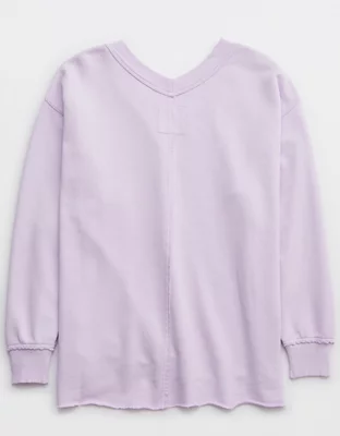 Aerie Wonder V-Neck Sweatshirt
