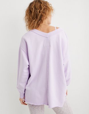 Aerie Wonder V-Neck Sweatshirt