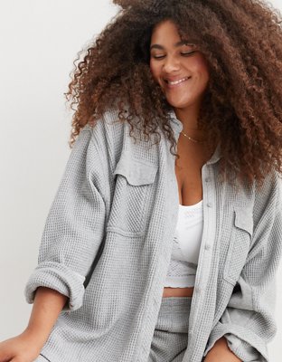 Aerie LumberJane Waffle Shirt