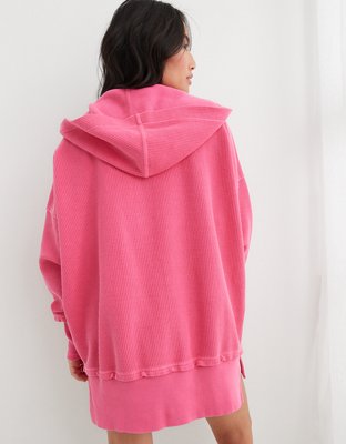 Chandail à capuchon texturé henley Aerie