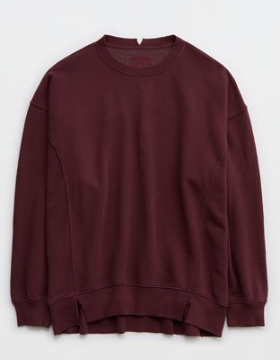 Aerie Down-To-Earth Oversized Mockneck Sweatshirt