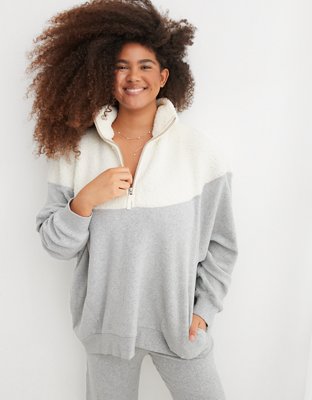 American eagle discount quarter zip sweatshirt