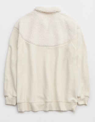 Aerie Hometown Holiday Quarter Zip Sweatshirt
