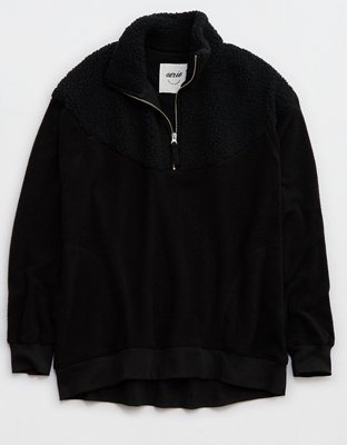 Aerie Full Zip Sherpa Cardigan