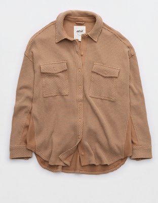 Aerie LumberJane Waffle Shirt