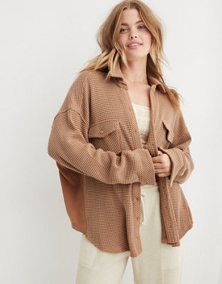 Aerie LumberJane Waffle Shirt