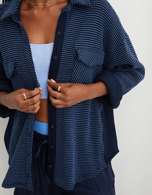 Aerie LumberJane Waffle Shirt