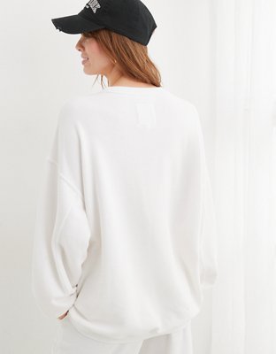 Женские худи Aerie REAL Crew Sweatshirt — фото 2