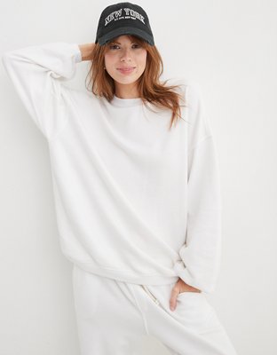 Buy Aerie Lace Up Oversized Sweatshirt online