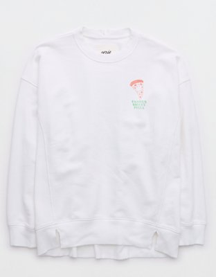 Aerie white outlet sweatshirt