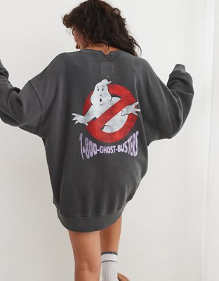 Aerie Chill Crew Sweatshirt Ghost