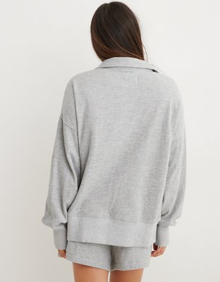 Aerie Endless Summer Sweatshirt Polo