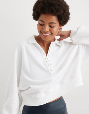 Aerie store white sweatshirt