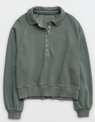 Aerie Quarter Snap Sweatshirt