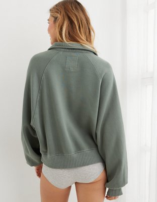Aerie Quarter Snap Sweatshirt