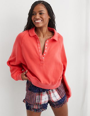 Aerie Quarter Snap Sweatshirt curated on LTK