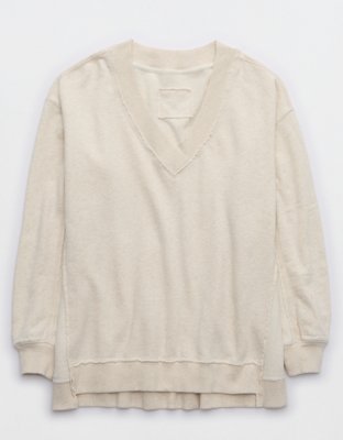 Aerie Vacay Every Day V Neck Sweatshirt