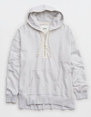 Aerie Oversized Quarter Zip Hoodie