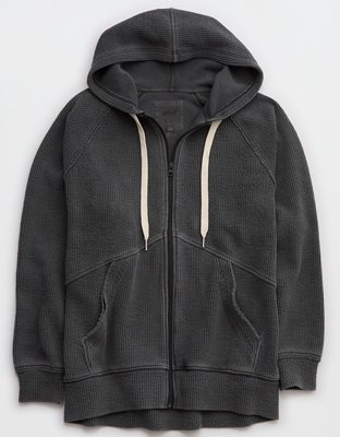 Aerie Wonder Full Zip Textured Hoodie