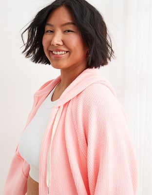 Aerie full best sale zip oversized hoodie