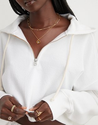 Aerie Restart Quarter Zip Hoodie