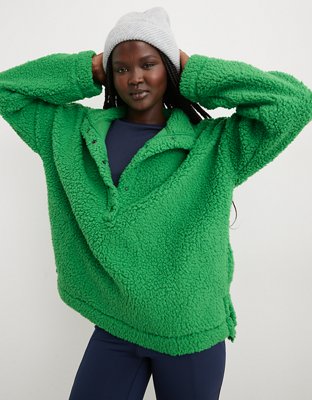 Sherpa sweatshirt hot sale