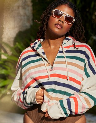 Aerie Restart Quarter Zip Hoodie