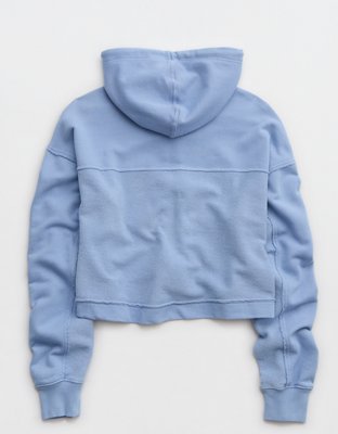 Aerie Cropped Full Zip Hoodie