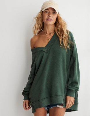 Aerie Chill Sweatshirt Review I'm 6 feet tall and went with a