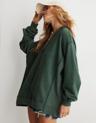 Aerie Vacay Every Day V Neck Sweatshirt