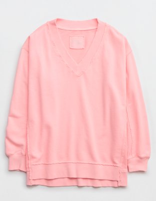 Aerie Vacay Every Day V Neck Sweatshirt