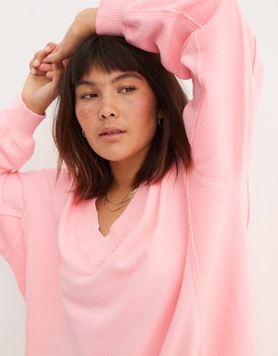 Aerie Vacay Every Day V Neck Sweatshirt