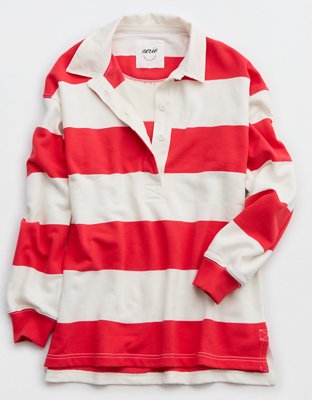 Женские худи Aerie Prep Rally Rugby Sweatshirt — фото 4