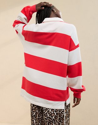 Женские худи Aerie Prep Rally Rugby Sweatshirt — фото 3