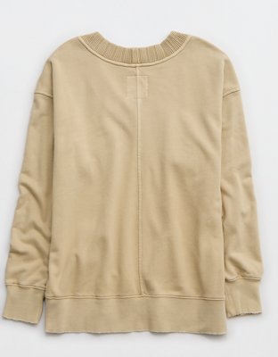 Aerie Sweater Trim V-Neck Sweatshirt