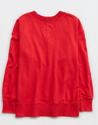 Aerie Sweater Trim V-Neck Sweatshirt