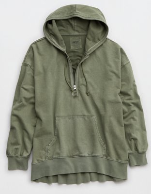 Aerie Oversized Quarter Zip Hoodie