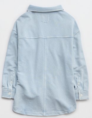 Aerie Popover Polo Sweatshirt