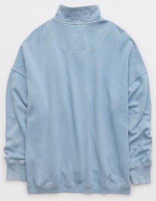 Aerie Getaway Quarter Snap Sweatshirt