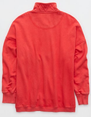 Aerie Getaway Quarter Snap Sweatshirt