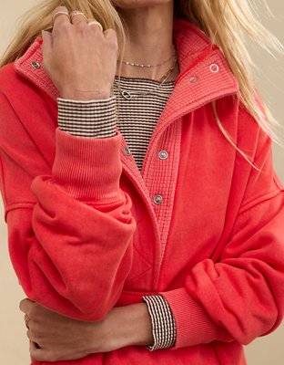 Aerie snap hoodie shop
