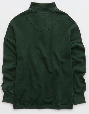 Aerie Getaway Quarter Snap Sweatshirt