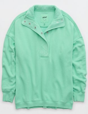 Aerie snap hoodie clearance